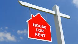'House For Rent' sign 'House For Rent' sign