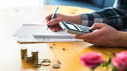 Homebuyer calculating monthly costs Homebuyer calculating monthly costs