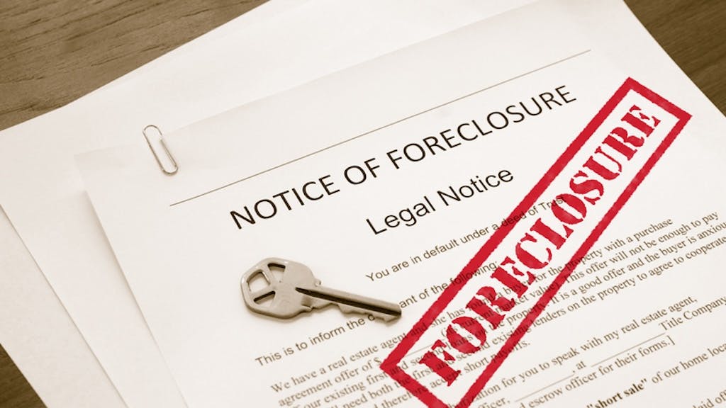 Foreclosure notice