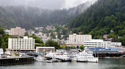 Homes on the water in Alaska