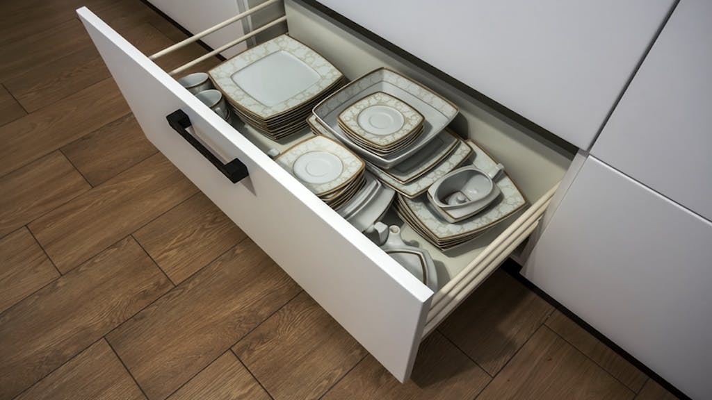 Lower kitchen drawers for extra storage