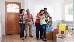 Multi-generational household moving into new home Multi-generational household moving into new home