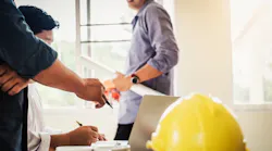 Home builders in a meeting