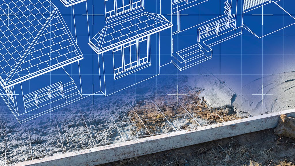 AI in home building concept