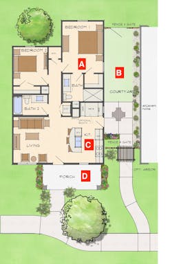 Cottage Courts floor plan Cottage Courts floor plan
