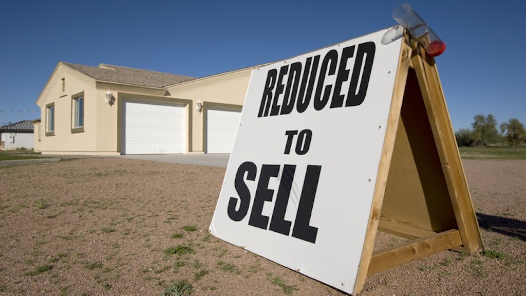 Weakened demand from buyers is causing sellers to reduce prices and sell their homes at a loss.