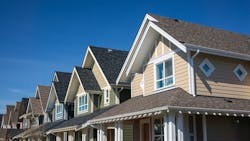 Row of townhomes Row of townhomes