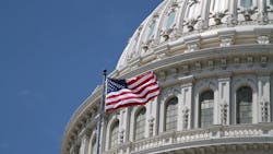 American flag at U.S. Capitol American flag at U.S. Capitol