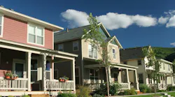 Row of single-family homes