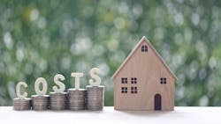 Concept of growing housing costs Concept of growing housing costs