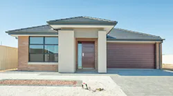 Small suburban single-family home