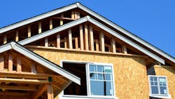 Home under construction Home under construction