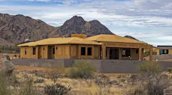 Home under construction in the Mountain West