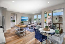 The 'carriage house' in Shea Homes’ Fresco collection in Ventura, Calif., could function as an office or fitness studio, a multigenerational suite, or as rental income. The 'carriage house' in Shea Homes’ Fresco collection in Ventura, Calif., could function as an office or fitness studio, a multigenerational suite, or as rental income.