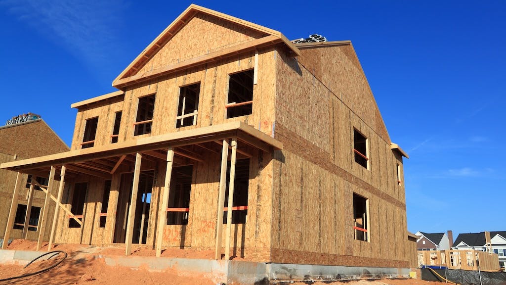 New home under construction