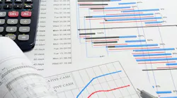 Charts showing a project's cash flow