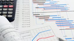 Charts showing a project's cash flow Charts showing a project's cash flow