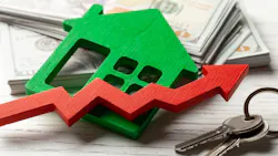 Concept of rising home prices