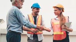 Woman in construction role Woman in construction role
