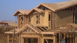 Single-family home under construction Single-family home under construction