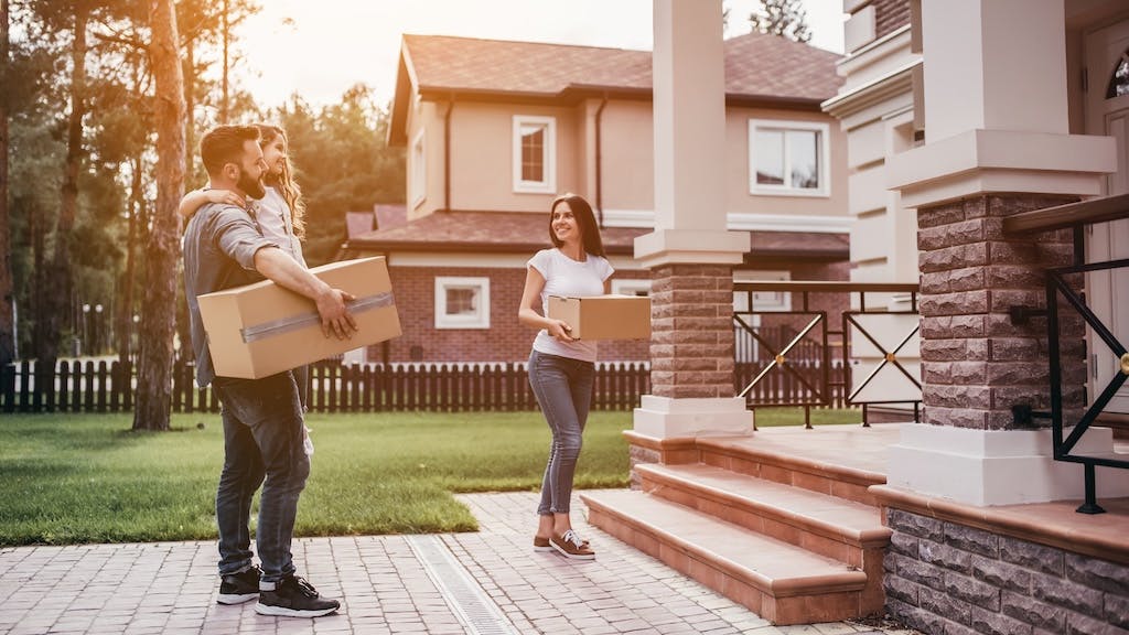 Homebuyers moving into an existing-home