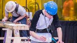 Student at a trade school Student at a trade school