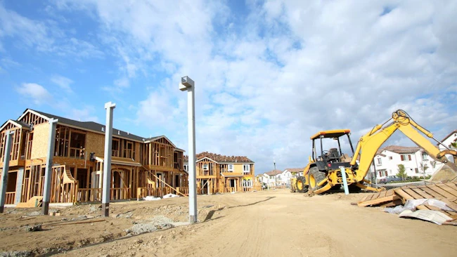 Residential land under development