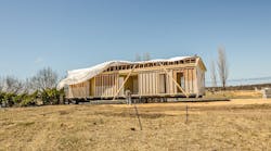 Manufactured home in progress Manufactured home in progress