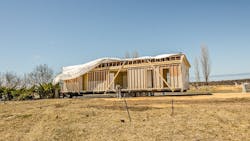 Manufactured home in progress Manufactured home in progress