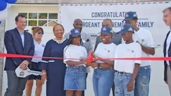 Hardemon family at ribbon cutting ceremony Hardemon family at ribbon cutting ceremony