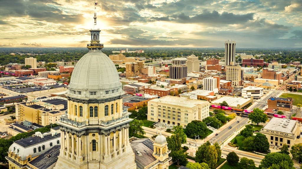 Springfield, Ill. city skyline
