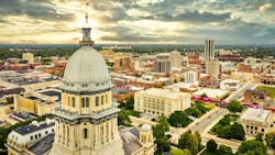 Springfield, Ill. city skyline Springfield, Ill. city skyline