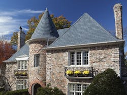 Realistic-looking DaVinci Roofscapes composite slate tiles resist high winds, severe weather, impact, fire and cracking. Backed by a Lifetime Limited Materials Warranty. Realistic-looking DaVinci Roofscapes composite slate tiles resist high winds, severe weather, impact, fire and cracking. Backed by a Lifetime Limited Materials Warranty.