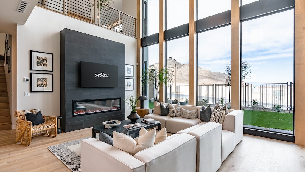 Interiors of Sekisui House's Shawood line of homes