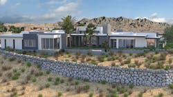 This rendering of the Carolla Build Idea Home shows how the Rockery Wall blends into the overall design and the natural landscape. This rendering of the Carolla Build Idea Home shows how the Rockery Wall blends into the overall design and the natural landscape.