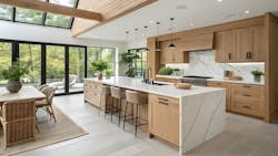 Organic modern kitchen with neutral color palette Organic modern kitchen with neutral color palette