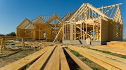 Single-family home under construction Single-family home under construction