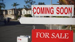 Sign in front of residential neighborhood that reads 'Coming Soon, For Sale' Sign in front of residential neighborhood that reads 'Coming Soon, For Sale'