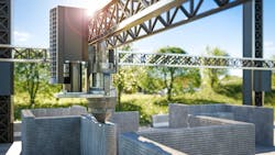 3D-printer forming a home 3D-printer forming a home