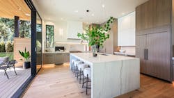 View of kitchen in home in Lake Oswego, Ore. View of kitchen in home in Lake Oswego, Ore.