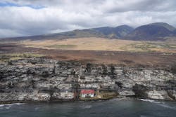 The so-called 'Miracle House' on Maui survived a wildfire that wiped out 2,200 homes and structures in Lahaina Town in 2023. Photo: c. 2023 Kevin Fujii/Honolulu Civil Beat The so-called 'Miracle House' on Maui survived a wildfire that wiped out 2,200 homes and structures in Lahaina Town in 2023. Photo: c. 2023 Kevin Fujii/Honolulu Civil Beat