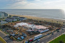 The Atlantic Club, a luxury condominium project directly on the Jersey Shore features a blend of engineering, design, and resiliency measures, including deep foundational pilings, anti-corrosive materials, a wind-resistant design, and hurricane-grade glazing. The Atlantic Club, a luxury condominium project directly on the Jersey Shore features a blend of engineering, design, and resiliency measures, including deep foundational pilings, anti-corrosive materials, a wind-resistant design, and hurricane-grade glazing.