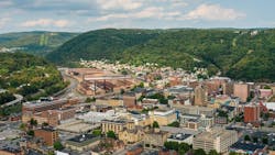 Aerial overview of Johnstown, Pa. Aerial overview of Johnstown, Pa.