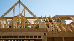 A home under construction A home under construction