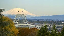 Portland, Ore. city skyline Portland, Ore. city skyline