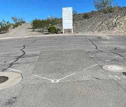 Property lines and utilities have been marked on the Carolla Buid Idea Home site, and an existing access road will serve as the location of the main driveway once construction begins. Property lines and utilities have been marked on the Carolla Buid Idea Home site, and an existing access road will serve as the location of the main driveway once construction begins.