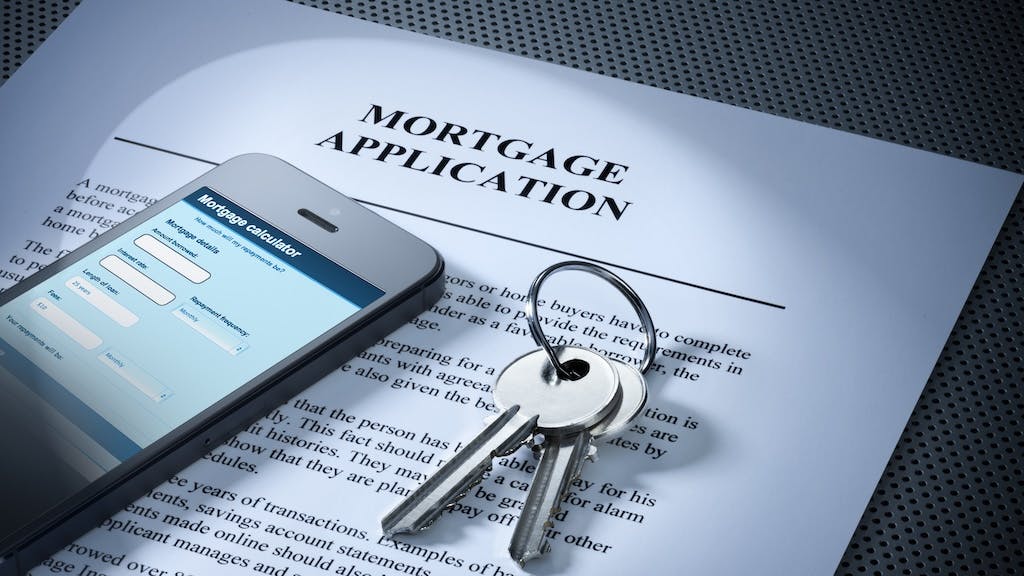 Mortgage application and calculator