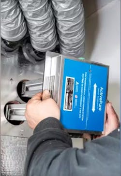 ActivePure offers customized whole-home solutions across portable and installed units specific to the building mechanics and occupancy usage of any home. The Picket Fence features the ActivePure Induct Guardian III, which attaches directly to the HVAC ductwork. Measuring 17 inches high and less than 10 inches wide, this unobtrusive unit is best used in spaces up to 5,000 square feet. ActivePure offers customized whole-home solutions across portable and installed units specific to the building mechanics and occupancy usage of any home. The Picket Fence features the ActivePure Induct Guardian III, which attaches directly to the HVAC ductwork. Measuring 17 inches high and less than 10 inches wide, this unobtrusive unit is best used in spaces up to 5,000 square feet.