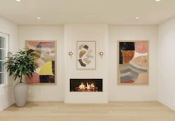 Rendering of living room at The New American Remodel Rendering of living room at The New American Remodel