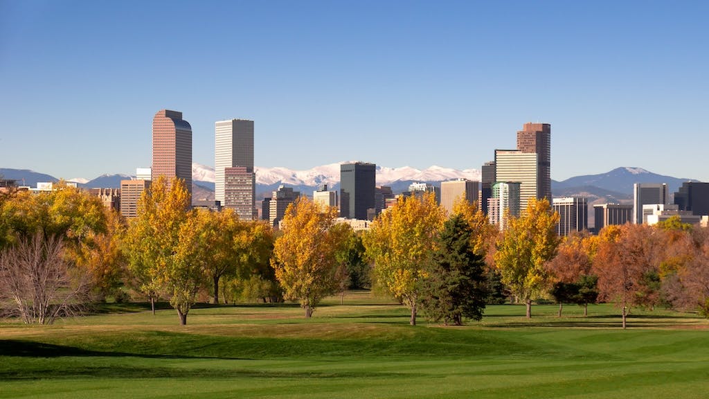 Denver city skyline
